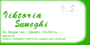 viktoria sumeghi business card